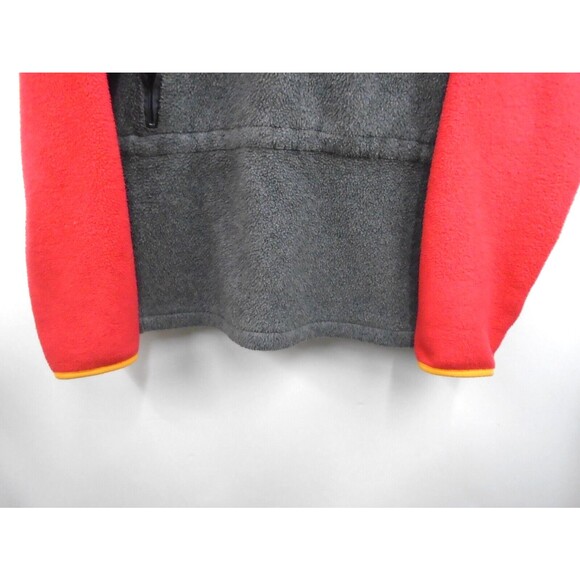 LL Bean Vintage 1991 Fleece Hoodie Mens Size L Pullover 1/2 Zip Made in USA - Picture 6 of 10